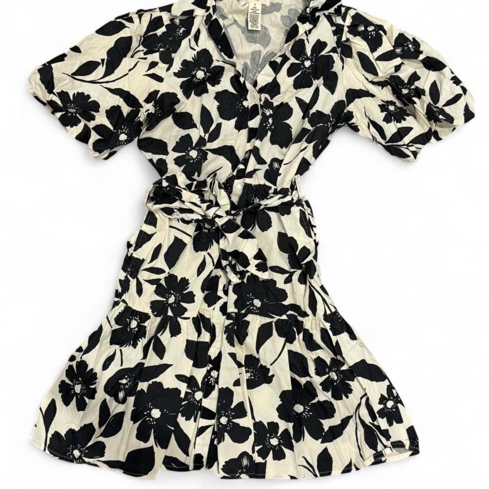 Jessica Simpson Monochrome Cotton Dress